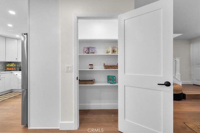 view of pantry