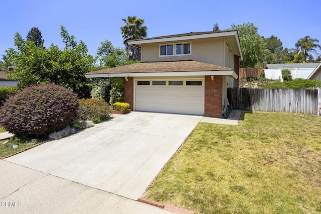 205 Bluefield Ave, Newbury Park, CA 91320 - traditional home featuring driveway, an attached garage, and brick siding