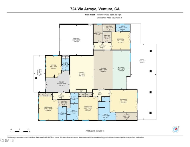 724 Via Arroyo, Ventura, CA 93003 - view of home floor plan