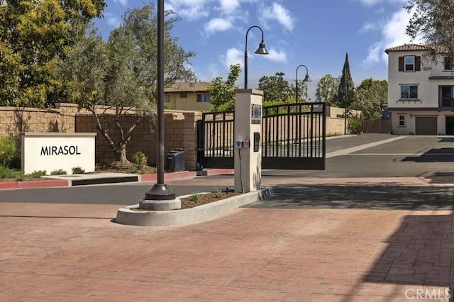gate with fence