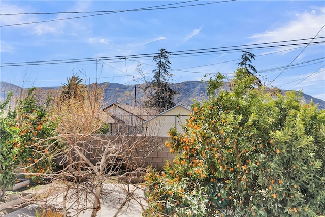 view of mountain feature