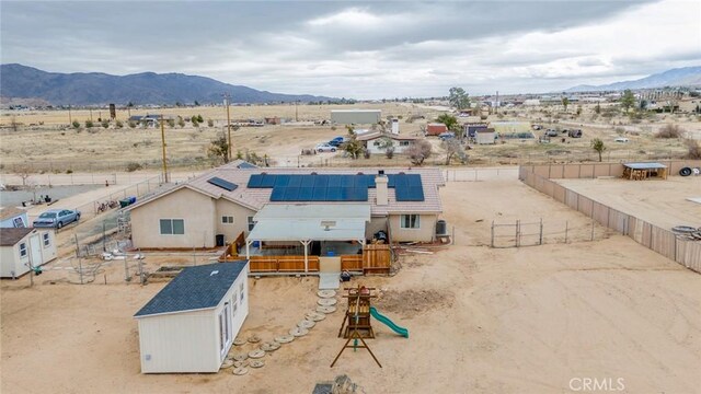 11130 Tenaya Rd, Apple Valley, CA 92308 - view of subject property featuring a mountainous background and a desert landscape