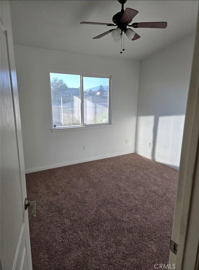 11130 Tenaya Rd, Apple Valley, CA 92308 - spare room with carpet, ceiling fan, and baseboards