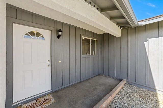 view of property entrance