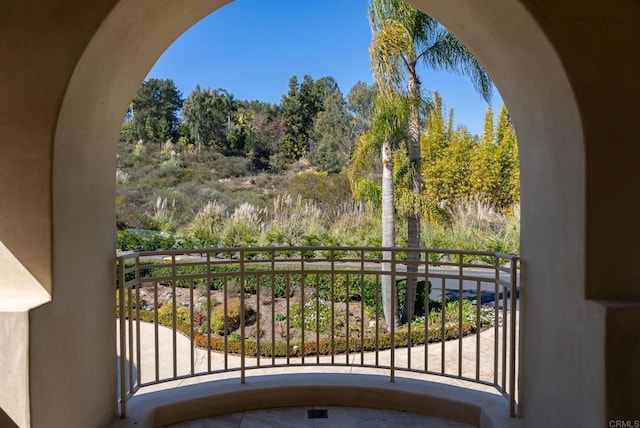 14479 Emerald Ln, Rancho Santa Fe, CA 92067 - balcony featuring view of scattered trees