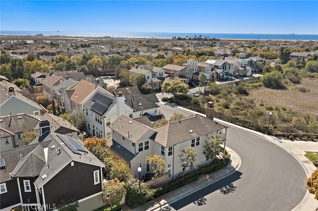 drone / aerial view featuring a residential view