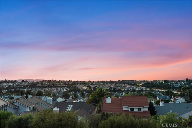 drone / aerial view featuring a residential view