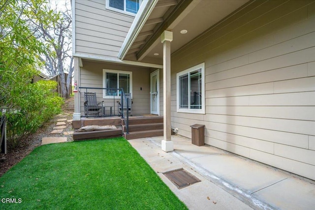 2438 Captains Walk, Bradley, CA 93426 - view of exterior entry with a lawn