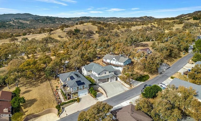 2438 Captains Walk, Bradley, CA 93426 - aerial overview of property's location with nearby suburban area and a mountainous background