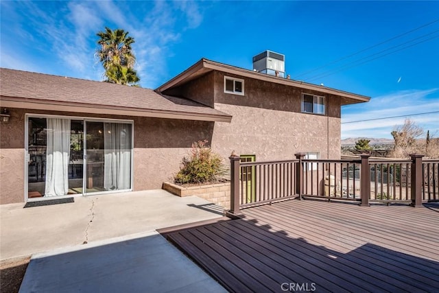 deck with a patio area