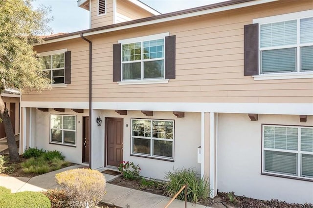 multi unit property with stucco siding