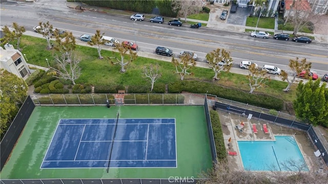 exterior space featuring fence