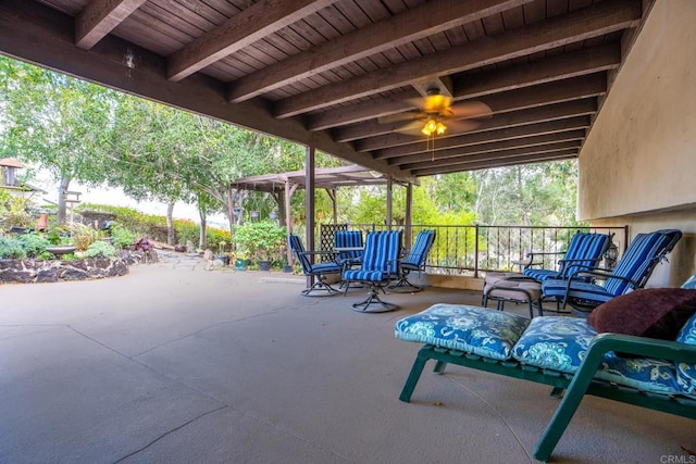 view of patio