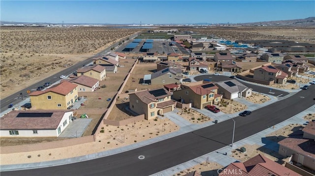 bird's eye view featuring a residential view