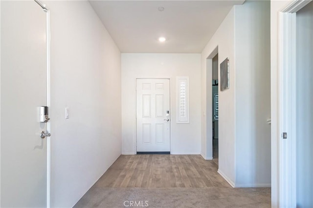 hall with baseboards