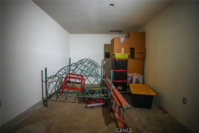 view of storage room