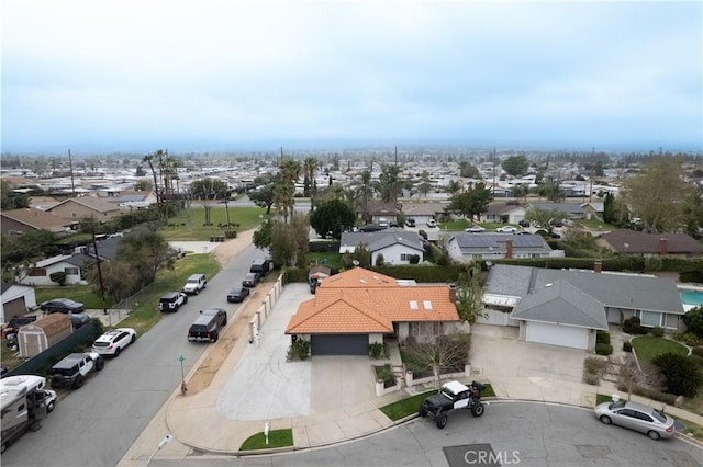 birds eye view of property featuring a residential view