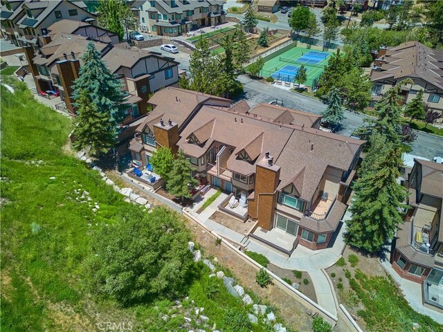 bird's eye view featuring a residential view