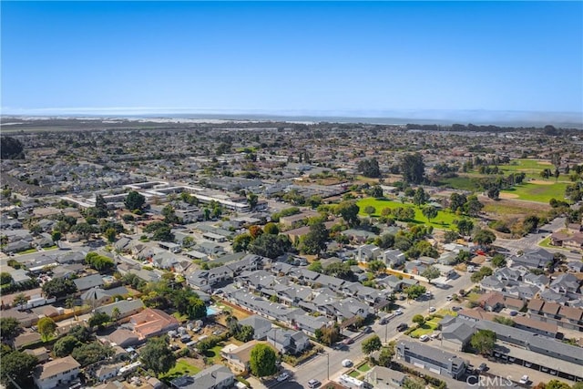 bird's eye view featuring a residential view