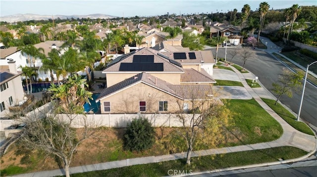 birds eye view of property featuring a residential view