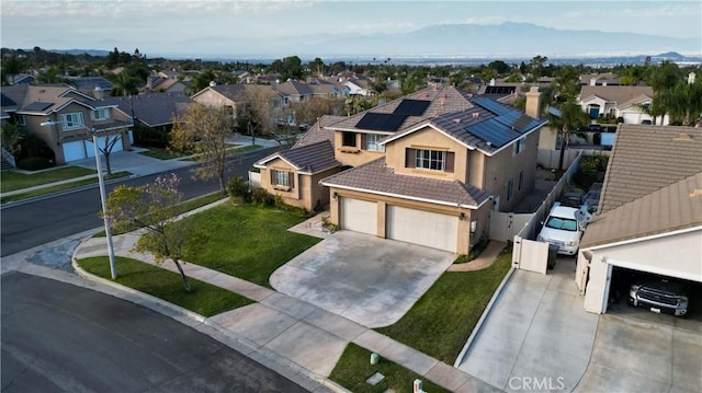 bird's eye view featuring a residential view