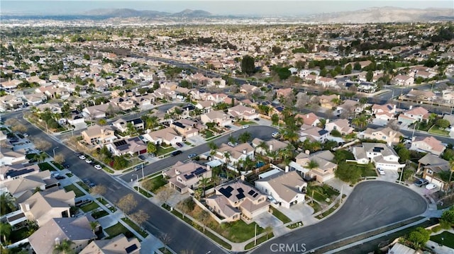 drone / aerial view featuring a residential view