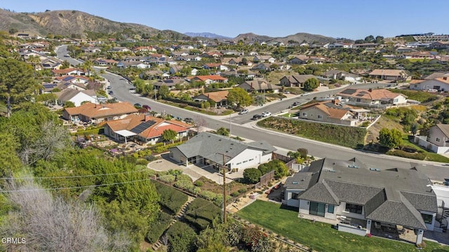 1037 Westridge Dr, Ventura, CA 93003 - aerial view featuring a mountain view and a residential view
