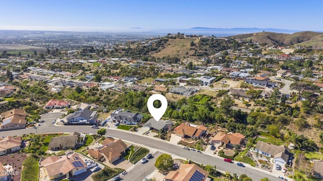 1037 Westridge Dr, Ventura, CA 93003 - bird's eye view with a residential view