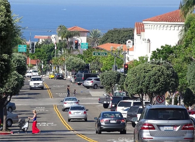 view of street with curbs and sidewalks