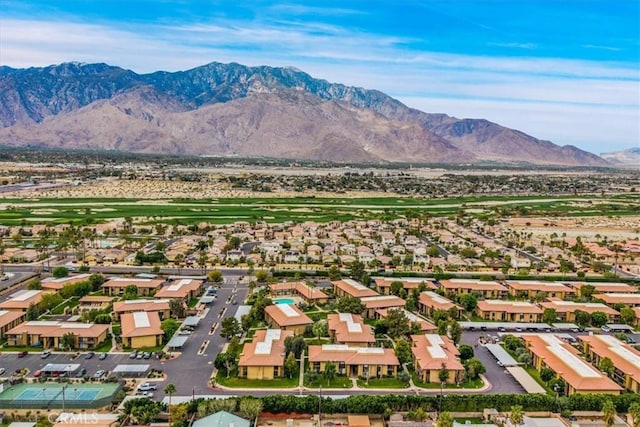 31200 Landau Blvd Unit 1404, Cathedral City, CA 92234 - aerial perspective of suburban area with a mountain backdrop
