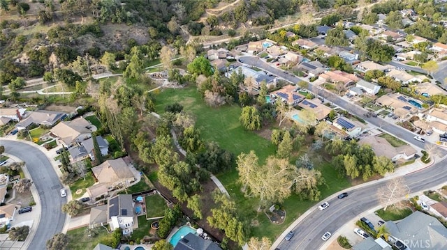 birds eye view of property featuring a residential view