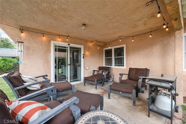 view of patio / terrace featuring outdoor lounge area