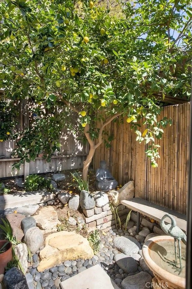 view of patio / terrace with fence