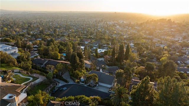 10831 Hideaway Dr, North Tustin, CA 92705 - aerial view with a residential view
