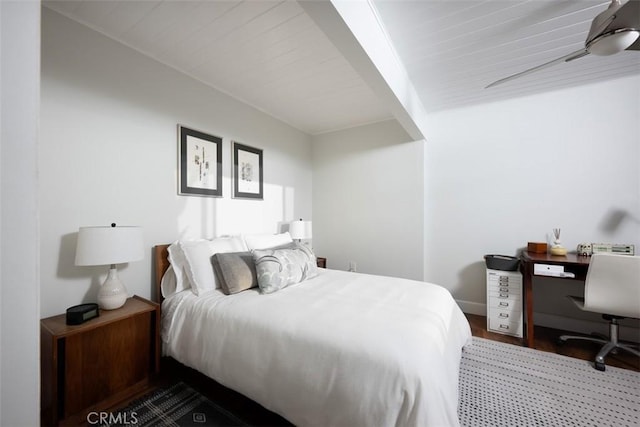 10831 Hideaway Dr, North Tustin, CA 92705 - bedroom with baseboards and wood finished floors