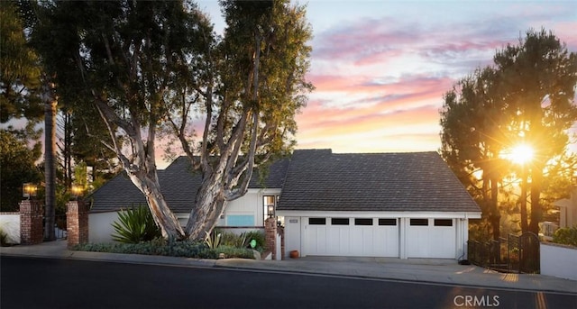 10831 Hideaway Dr, North Tustin, CA 92705 - view of front of property with concrete driveway