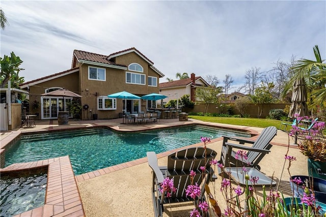 23 Landing, Laguna Niguel, CA 92677 - view of swimming pool featuring a patio area and a fenced backyard