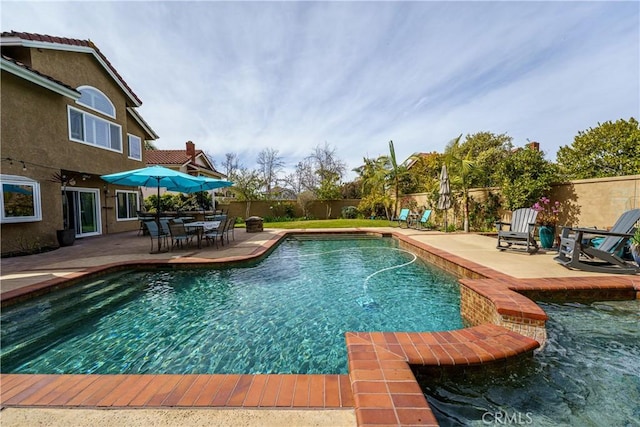 23 Landing, Laguna Niguel, CA 92677 - view of pool with a fenced backyard and a patio