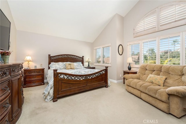 23 Landing, Laguna Niguel, CA 92677 - bedroom with light colored carpet and high vaulted ceiling