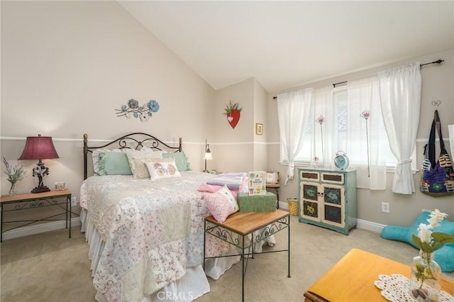 23 Landing, Laguna Niguel, CA 92677 - carpeted bedroom with baseboards and vaulted ceiling
