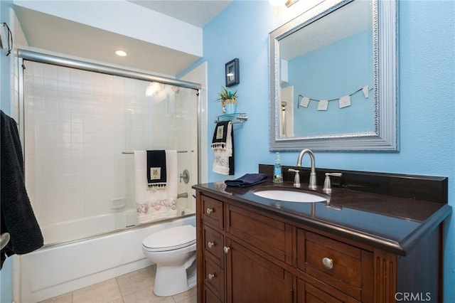 23 Landing, Laguna Niguel, CA 92677 - full bathroom with vanity, combined bath / shower with glass door, and tile patterned floors