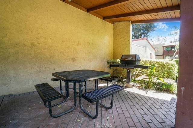 view of patio / terrace with grilling area