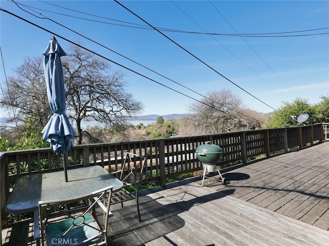 4165 Dawes Ave, Nice, CA 95464 - view of wooden terrace