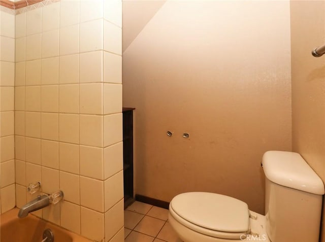 4165 Dawes Ave, Nice, CA 95464 - full bath with toilet, tile patterned floors, and shower / bath combination