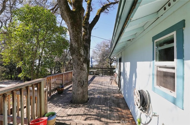 4165 Dawes Ave, Nice, CA 95464 - view of wooden terrace