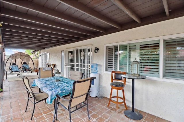 view of patio / terrace with outdoor dining space