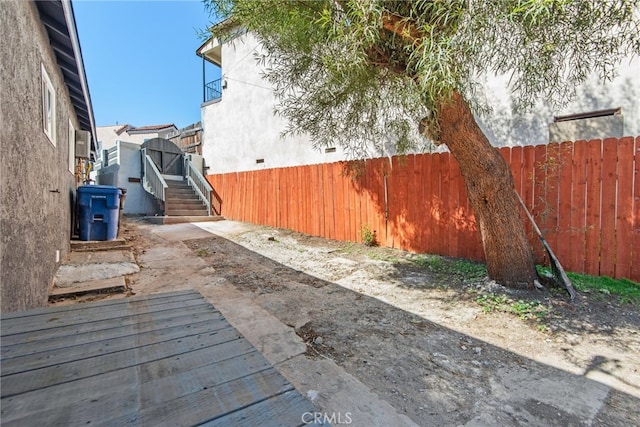 view of patio / terrace with fence