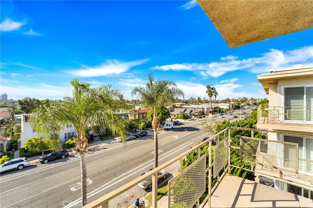 balcony featuring a residential view