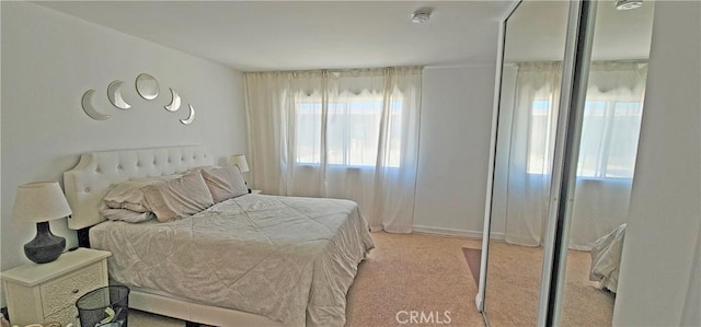 bedroom featuring carpet flooring