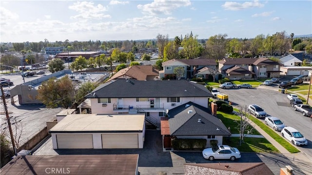 drone / aerial view featuring a residential view